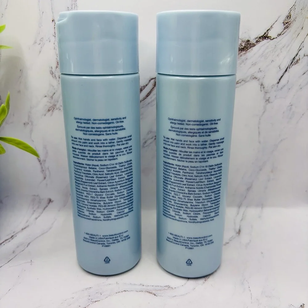 Lot 2-BeautiControl BC Facial Purifying Cleanser Combination Oily Discontinued